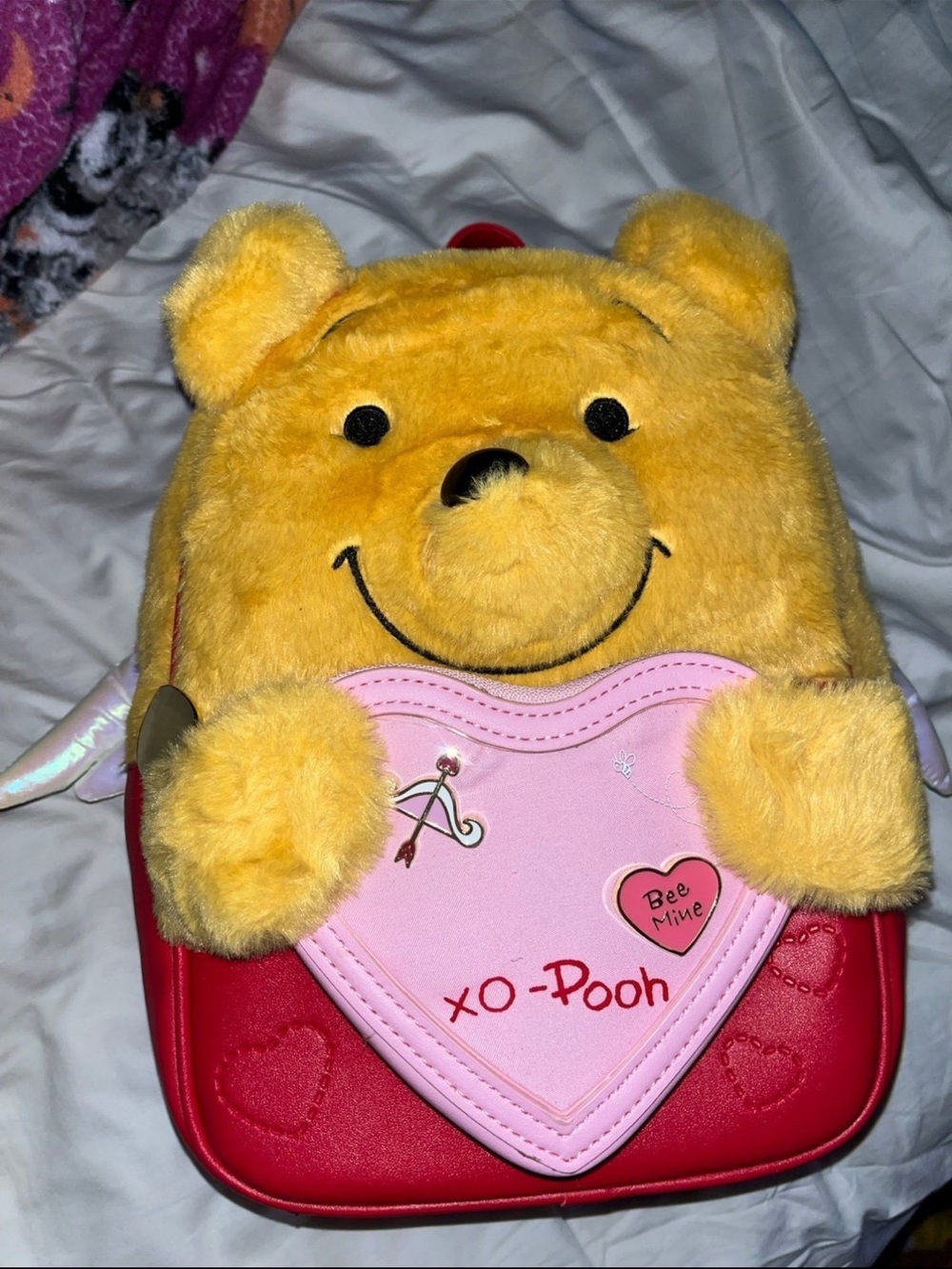 Disney her universe Winnie the Pooh valentine pin mini backpack